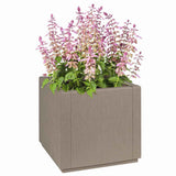 Scatola per Fiori da Giardino Marrone Chiaro 36 x 36 x 35 cm PP