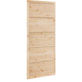 Porta a Fattoria Naturale 100 x 208 cm Legno massello di pino