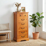 Cassettiera con cassetto Naturale 45 x 35 x 100,5 cm