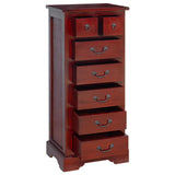 Cassettiera Marrone 45 x 35 x 100,5 cm Legno di Mogano Massello