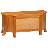 Mobile TV Naturale 100 x 40,5 x 46 cm Legno di Mogano Massello