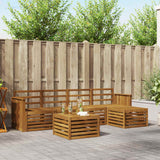 Set di divani da esterno 6 pcs Naturale