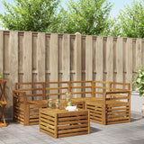 Set di divani da esterno 5 pcs Naturale