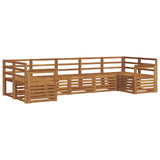 Set divano sezionale 7 pcs Naturale