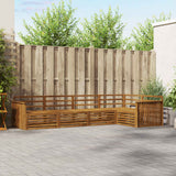 Set di divani da esterno 5 pcs Naturale