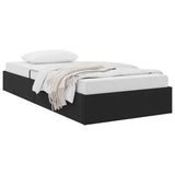 Letto con Contenitore Nero 90 x 190 cm Velluto