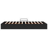 Letto con Contenitore Nero 90 x 190 cm Velluto