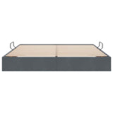 Letto con Contenitore Grigio scuro 180 x 200 cm Velluto