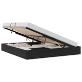 Letto con Contenitore Nero 180 x 200 cm Velluto