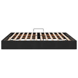 Letto con Contenitore Nero 180 x 200 cm Velluto