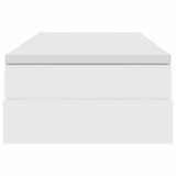 Letto con contenitore e materasso Bianco 90 x 200 cm