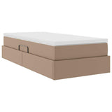Letto con contenitore e materasso Cappuccino 90 x 200 cm