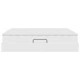 Letto con contenitore e materasso Bianco 180 x 200 cm