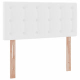 Letto con contenitore e materasso Bianco Puro 90 x 190 cm