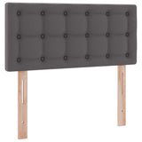 Letto con contenitore e materasso Grigio 90 x 190 cm