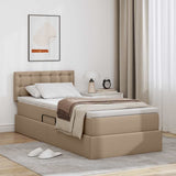 Letto con contenitore e materasso Cappuccino 90 x 190 cm