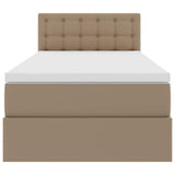 Letto con contenitore e materasso Cappuccino 90 x 190 cm