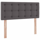 Letto con contenitore e materasso Grigio 120 x 200 cm