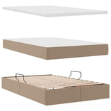 Letto con contenitore e materasso Cappuccino 120 x 200 cm