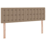 Letto con Contenitore Cappuccino 140 x 190 cm Pelle Sintetica