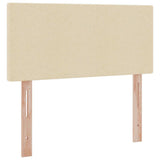 Letto con contenitore e materasso Crema 100 x 200 cm