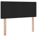 Letto con contenitore e materasso Nero 120 x 200 cm