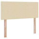 Letto con contenitore e materasso Crema 120 x 200 cm