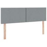 Letto con contenitore e materasso Grigio chiaro 140 x 190 cm