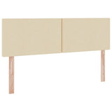 Letto con contenitore e materasso Crema 140 x 200 cm