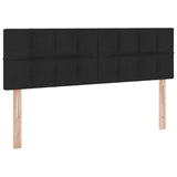 Letto con contenitore e materasso Nero 140 x 200 cm