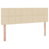 Letto con contenitore e materasso Crema 120 x 200 cm
