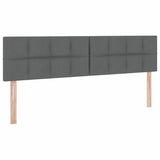 Letto con contenitore e materasso Grigio scuro 160 x 200 cm