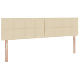 Letto con contenitore e materasso Crema 160 x 200 cm