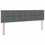 Letto con contenitore e materasso Grigio scuro 180 x 200 cm