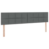 Letto con contenitore e materasso Grigio scuro 200 x 200 cm