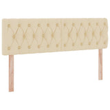 Letto con contenitore e materasso Crema 140 x 200 cm