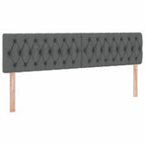 Letto con contenitore e materasso Grigio scuro 180 x 200 cm