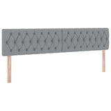 Letto con contenitore e materasso Grigio chiaro 200 x 200 cm