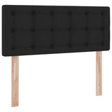 Letto con contenitore e materasso Nero 120 x 190 cm