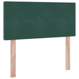 Letto con Contenitore Verde Scuro 90 x 200 cm Velluto