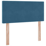 Letto con Contenitore Blu Scuro 90 x 200 cm Velluto