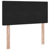 Letto con Contenitore con materasso Nero 100 x 200 cm Velluto