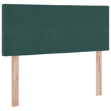 Letto con Contenitore Verde Scuro 120 x 200 cm Velluto