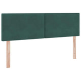 Letto con Contenitore Verde Scuro 140 x 190 cm Velluto