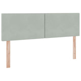 Letto con Contenitore Grigio chiaro 140 x 200 cm Velluto