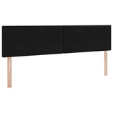 Letto con Contenitore con materasso Nero 180 x 200 cm Velluto