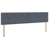 Letto con Contenitore Grigio scuro 200 x 200 cm Velluto