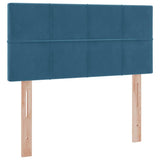 Letto con Contenitore Blu Scuro 90 x 200 cm Velluto