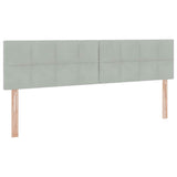 Letto con Contenitore Grigio chiaro 160 x 200 cm Velluto