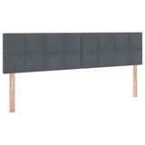 Letto con Contenitore Grigio scuro 180 x 200 cm Velluto